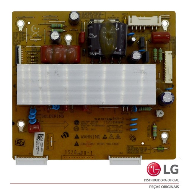 PLACA ZSUS LG 42PT250 42PT350 42PW350 EBR68342001 EAX62081002 Placa Z-Sus LG www.soplacas.tv.br